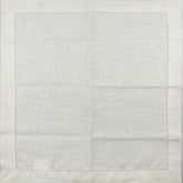 Guardanapo em Tecido 40cm x 40cm Branco Off White - Ela Decora